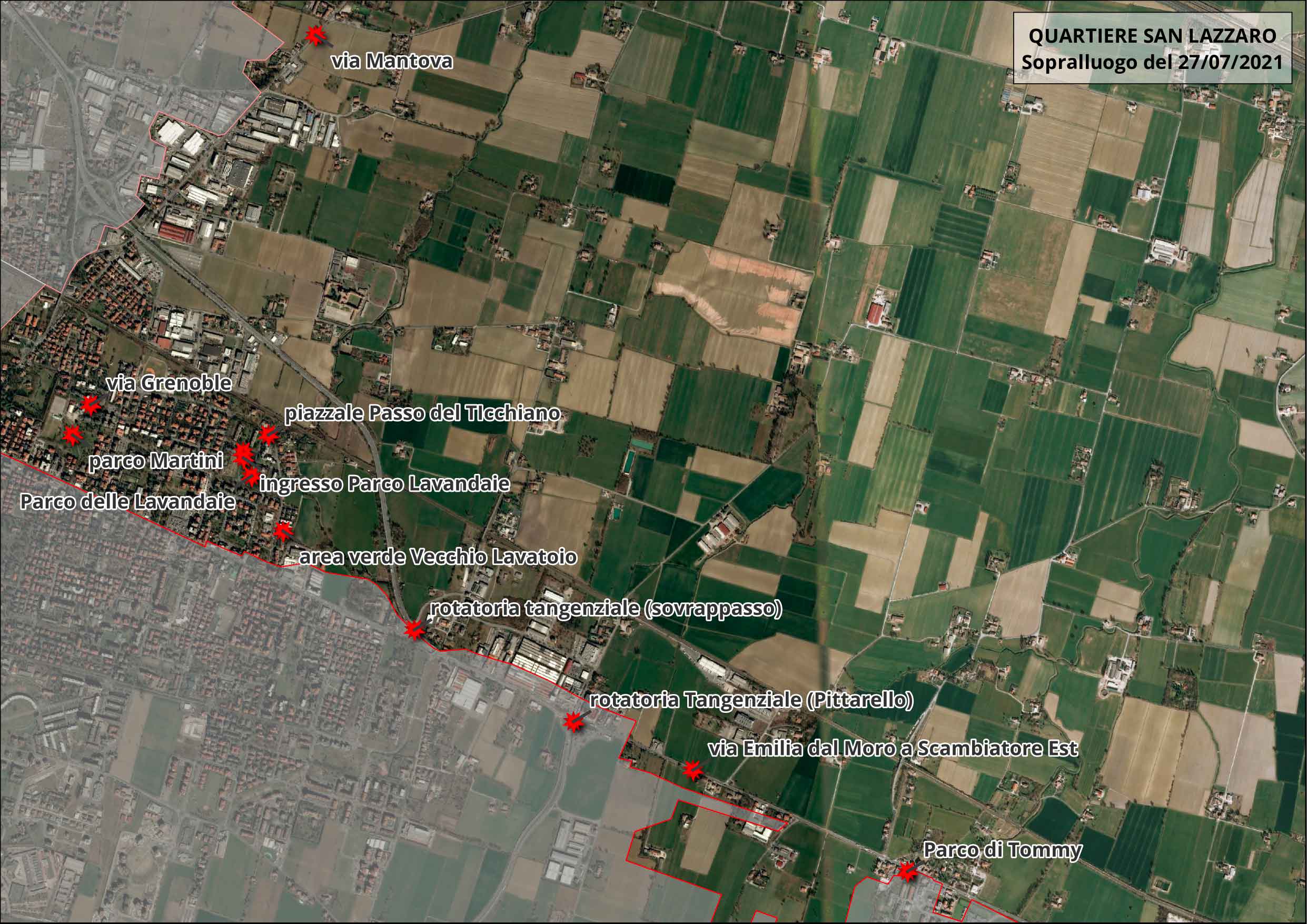 Mappa CCv San Lazzaro